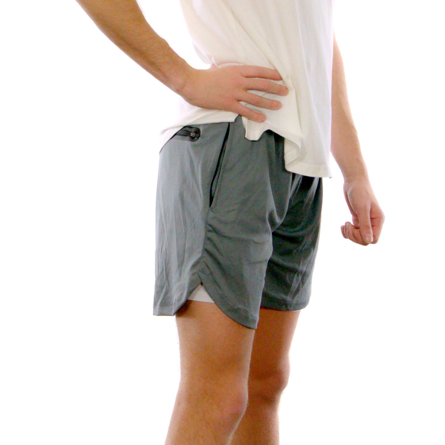 Dark Gray 2-in-1 Shorts