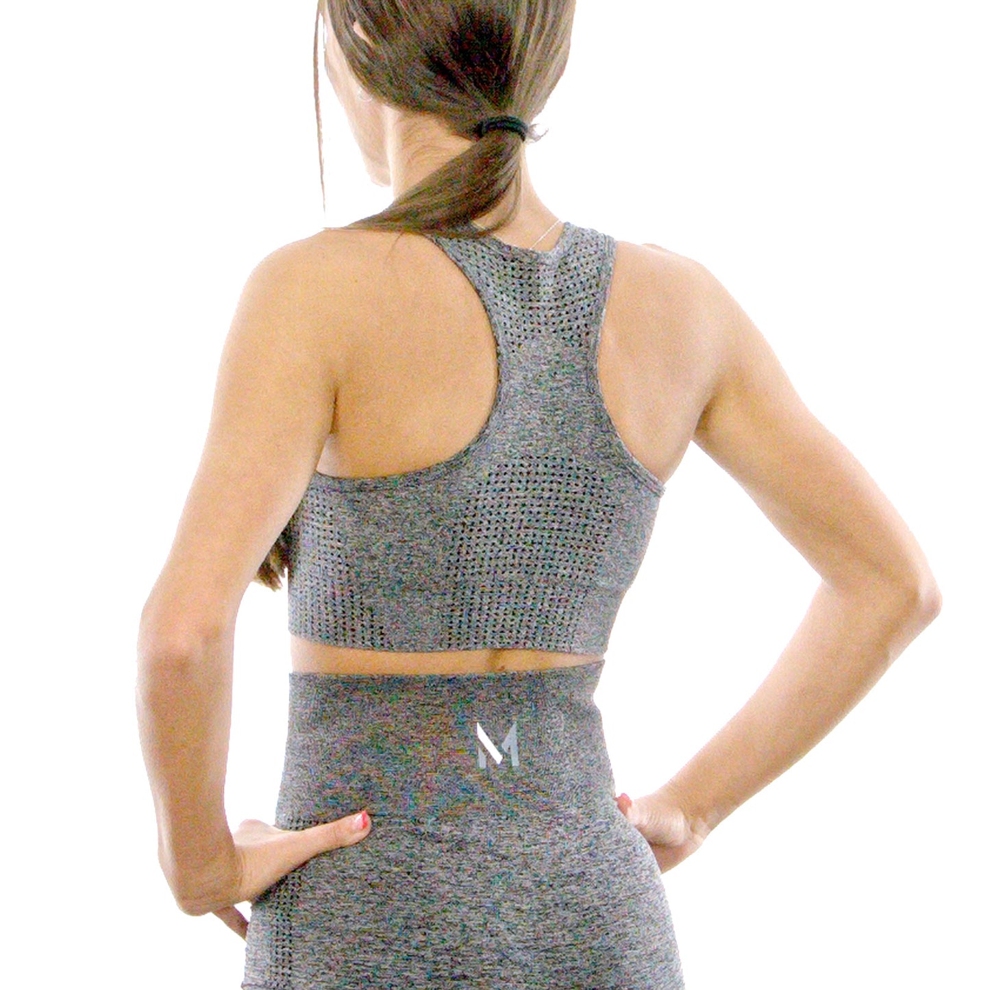 Gray Sports Bra