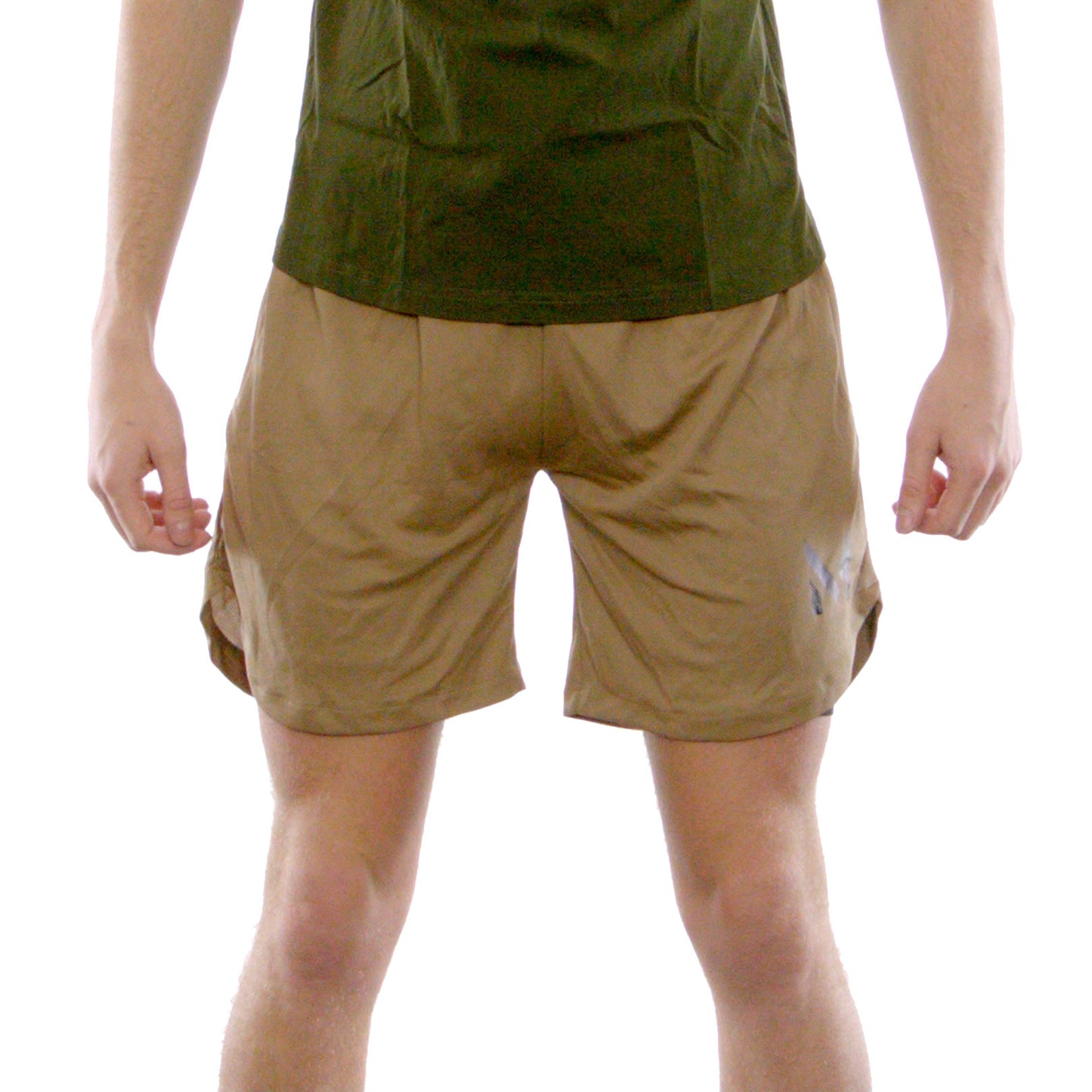 Khaki 2-in-1 Shorts