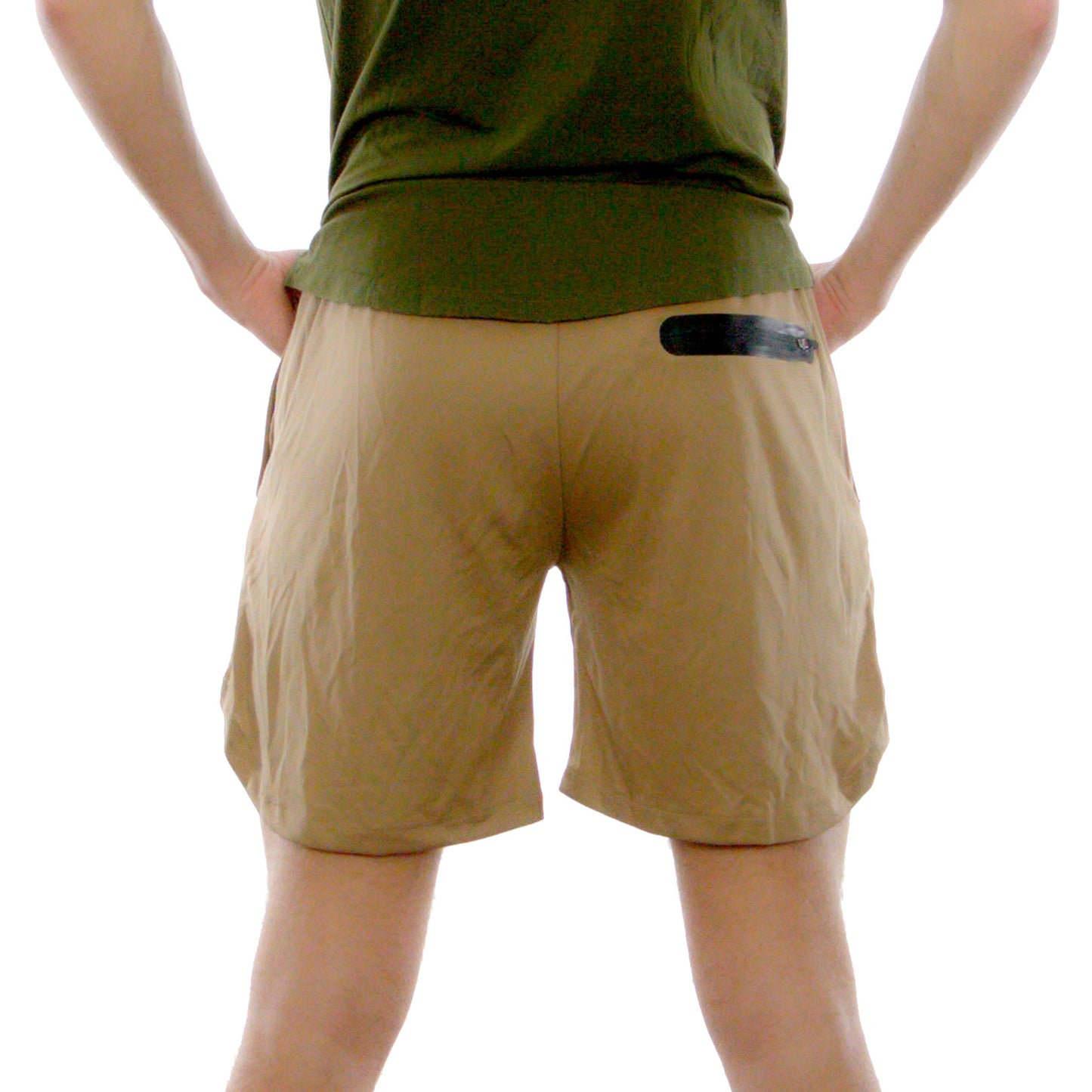 Khaki 2-in-1 Shorts
