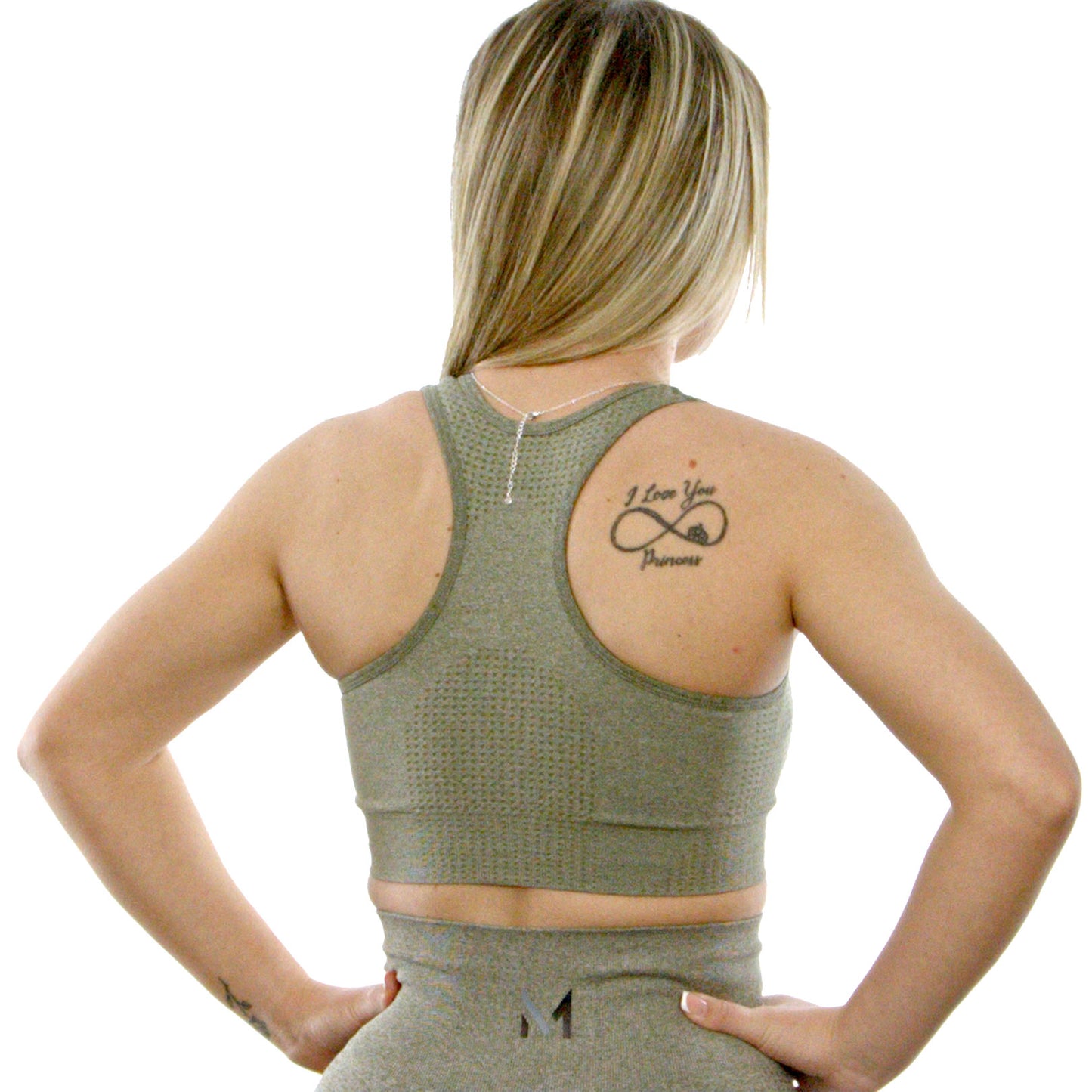 Army Green Sports Bra